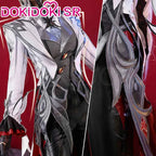 Genshin Impact Arlecchino Cosplay Costume Set with Wig - Polyester - S-2XL