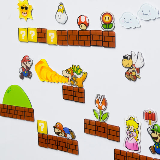 Cartoon Bros Fridge Magnet Home Kitchen Convenience Sticker Anime Photo Message Board Refrigerator Magnetic Stickers Home Dec