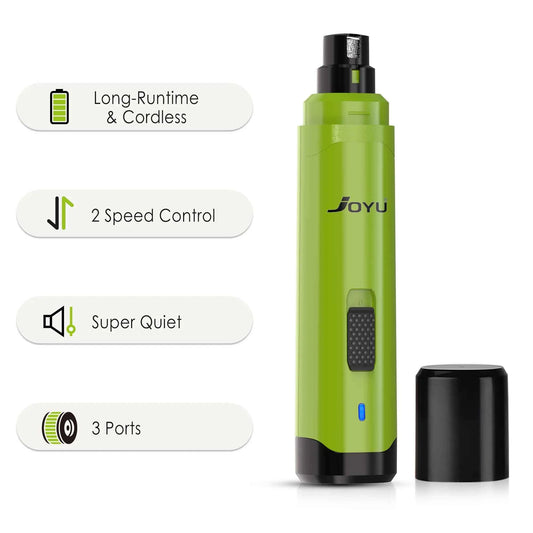 2-Speed Dog Nail Grinder  Enhanced Pet Nail Grinder Super Quiet Rechargeable Electric Dog Nail Trimmer Painless paws grooming