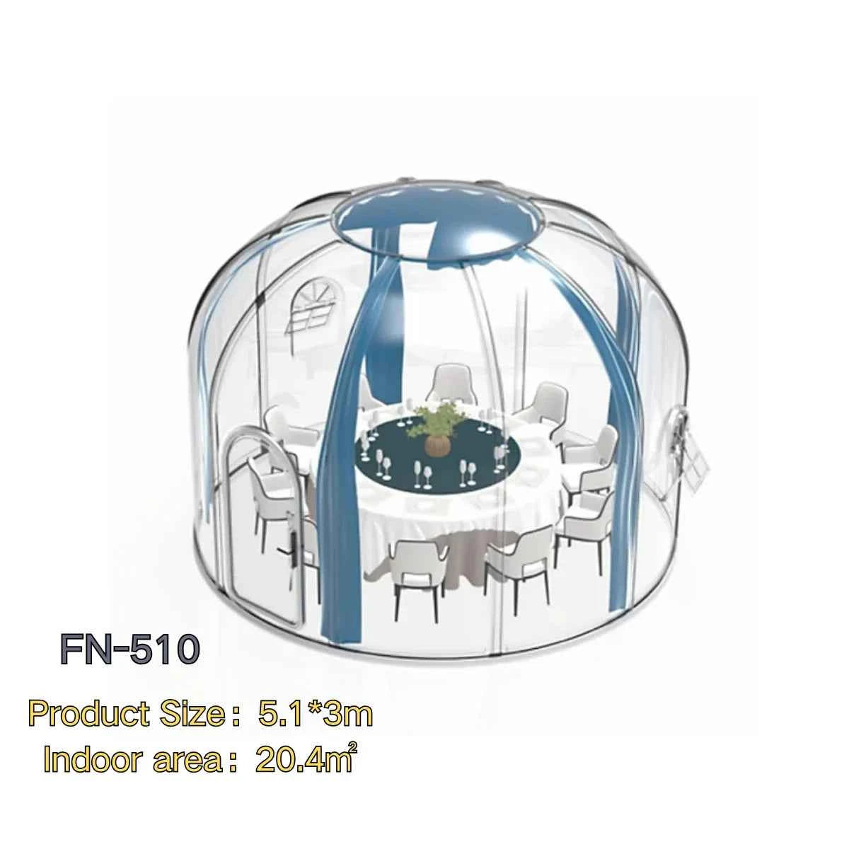Outdoor Bubble Camping Transparent Starry Sky Dome Tent Igloo Tent Waterproof PC Dome Tent  5 years free warranty