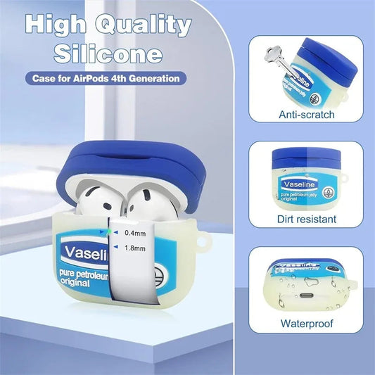 3D Coffee Ice Cream Cover for AirPods 4 Case Cartoon Cute Earphone Case for AirPods Pro 2 Charging Cover Silicone Soft Cover SS69