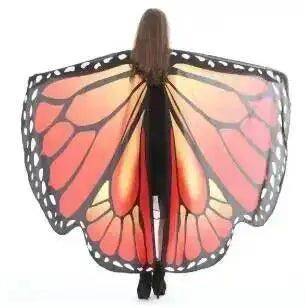 Adult Butterfly Wings Cape for Women Cosplay Costume