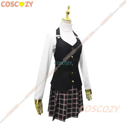 Game Cosplay Costume Queen Makoto Niijima Cosplay Costume Woman School Uniform Christmas Carnival Party Dress Wig Costumes SS69