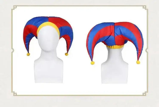 SS69 The Amazing Digital Circus Pomni Cosplay Costume Polyester Uniform Set