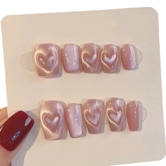 Nail Art Tools Cat Eye Magnetic Rod Powerful Heart-Shaped Magnet for Cateye Gel Polish Decoration SS69