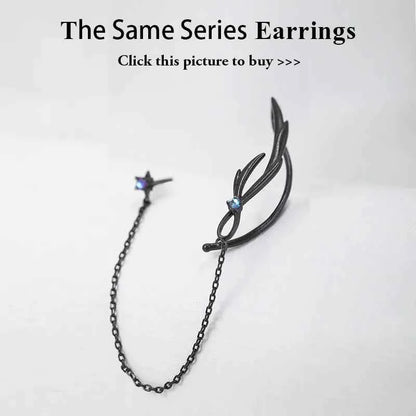 Thaya Original Design Star and Moon Earrings S925 Silver Needle Studs Earring For Women Vintage Earring Fashion Crystal Jewelry