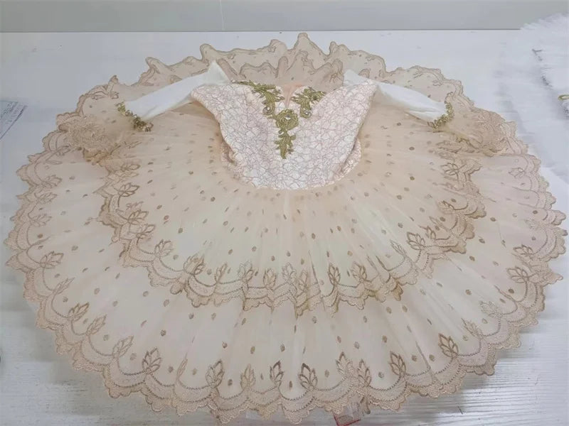 SS69 Custom Size 7-Layer Ballet Tutu Performance Costume for Kids and Adults