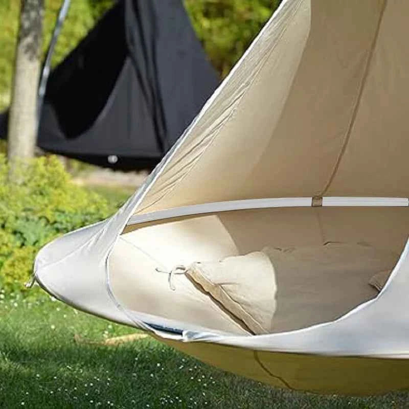 Outdoor Waterproof hammock Double Cacoon Hanging Chair Weight Capacity 80KG Outdoor and Indoor Use - Hanging Kit hanging tent