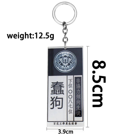 Kakegurui Acrylic Keychain Compulsive Gambler Yumeko Jabami Ryouta Suzui Mary Saotome Anime Cosplay Earrings Necklace Card SS69