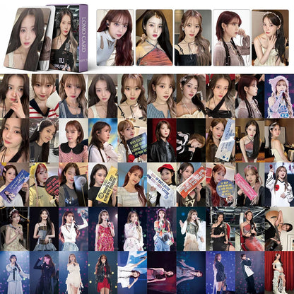 55pcs/set Kpop IU The Golden Hour Lomo Cards High quality HD Photocard for fans collection Fashion Cute Fans Gift SS69 8.69 IU-5