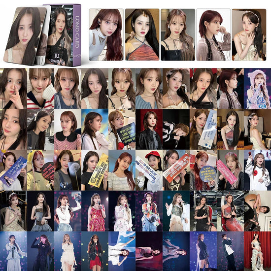 55pcs/set Kpop IU The Golden Hour Lomo Cards High quality HD Photocard for fans collection Fashion Cute Fans Gift SS69 8.69 IU-5