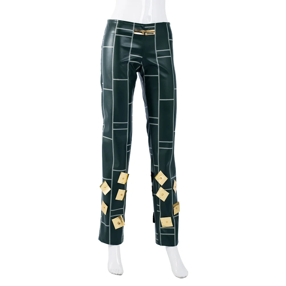 Stone Ocean Jolyne Cujoh Cosplay Costume Coat Jumpsuit Anime Bizarre Adventure Halloween Carnival Disguise Suit For Women