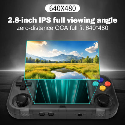 Ampown XU MINI M Handheld Game Console 2.8'' Screen Linux OS MINIM Retro Simulator Video Player Portable Console Children Gifts SS69