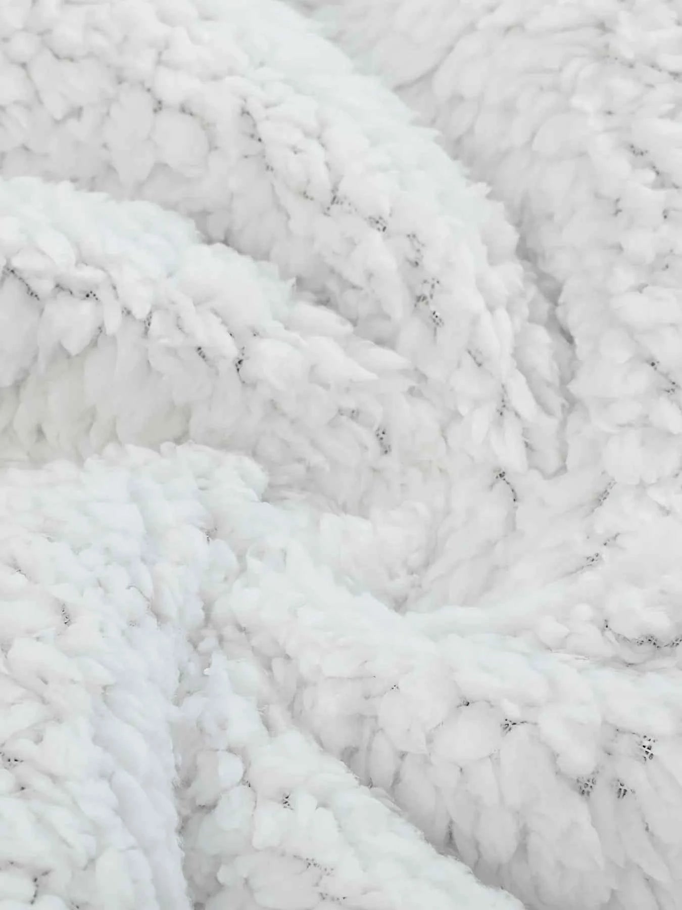 Women Plus Size Woven Sweater