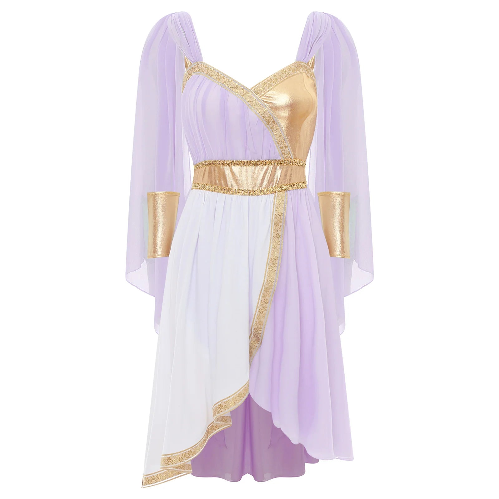 Women's Ancient Greek Goddess Chiffon Cosplay Dress