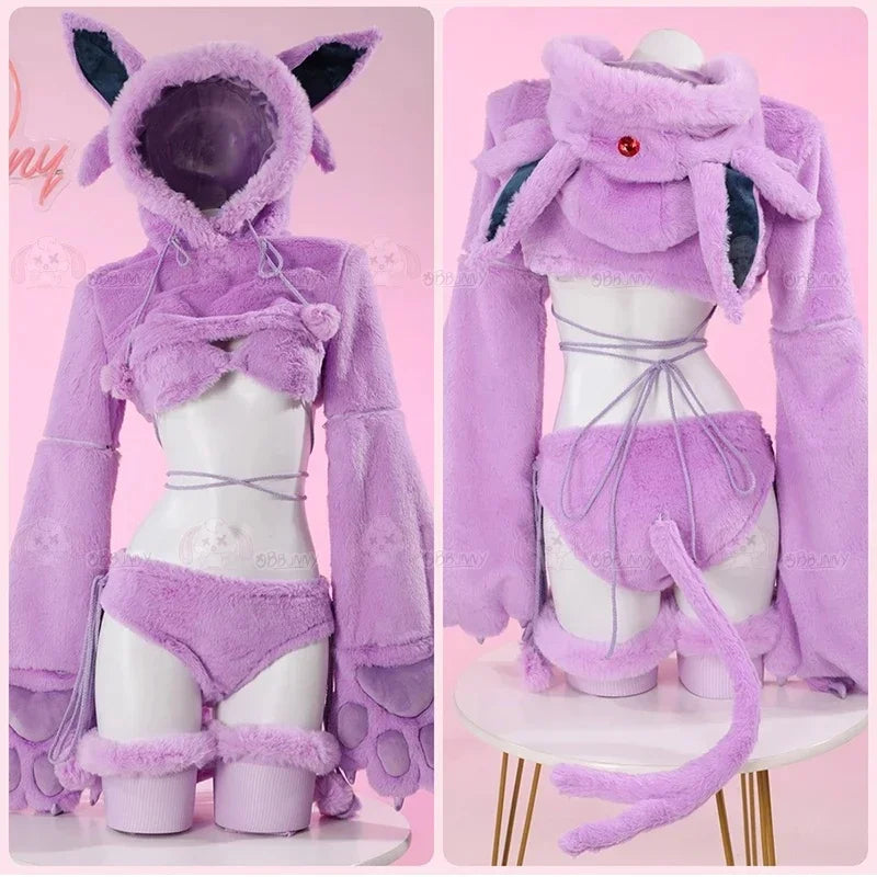 ❤️XINAI Espeon Cosplay Costume For Halloween Christmas Festival Party Daily Fashionable role-playing costumes CHJ95645❤️