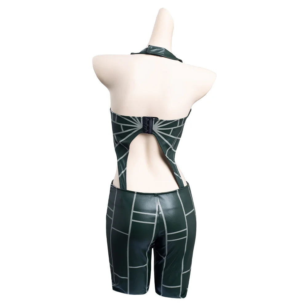 Stone Ocean Jolyne Cujoh Cosplay Costume Coat Jumpsuit Anime Bizarre Adventure Halloween Carnival Disguise Suit For Women