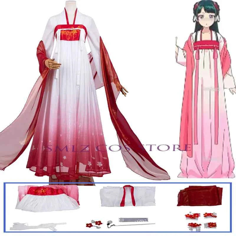 Season 2 Miss Maomao Cosplay Costume Anime The Apothecary Diaries Smlz Mao Mao Costume Wig Mistress Halloween Cosplay Outfit