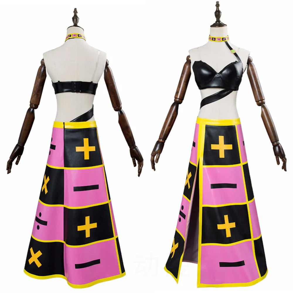 Trish Una Cosplay Costume Set - Jojo's Bizarre Adventure Polyester Uniform