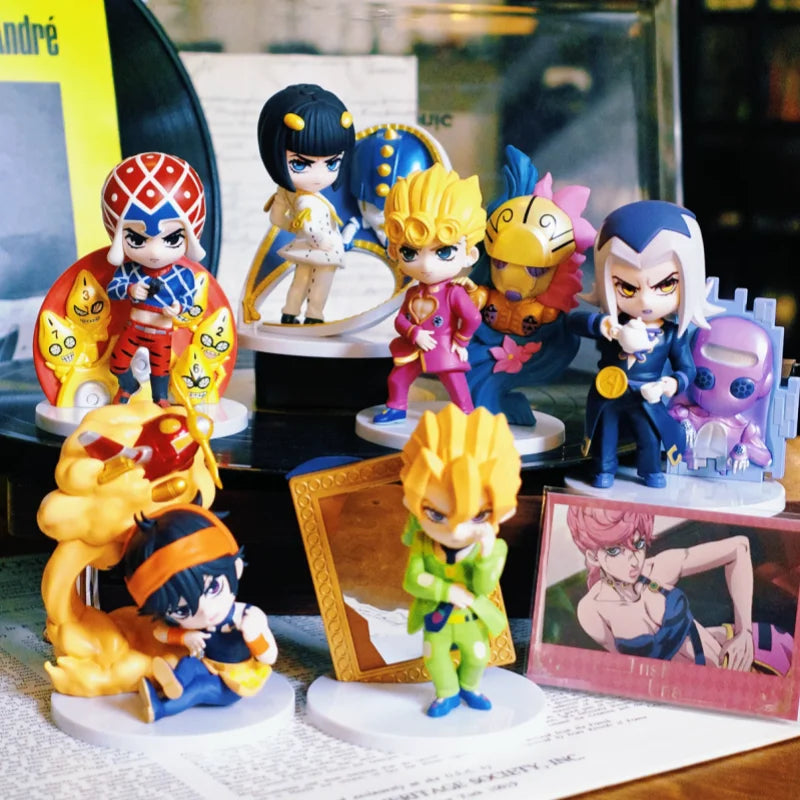 POP MART GONG JOJO's Bizarre Adventure Golden Wind Series Blind Box Mystery Box Toys Ornaments Figurines Desktop Model Dolls