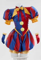 Amazing Digital Circus Pomni Cosplay Costume with Wig & Accessories