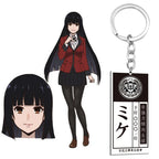 Kakegurui Acrylic Keychain Compulsive Gambler Yumeko Jabami Ryouta Suzui Mary Saotome Anime Cosplay Earrings Necklace Card SS69