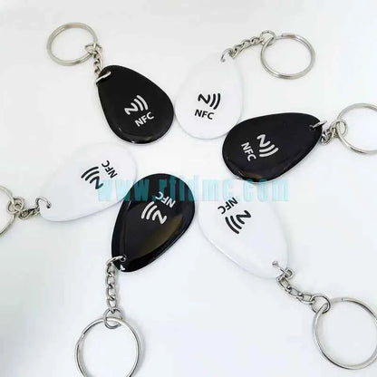 Whatsapp NFC Epoxy Keychain NFC Tag for Increase Your Business