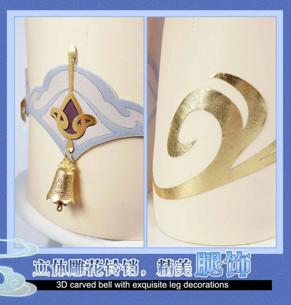 Shen He Cosplay Costume Frostflower Dew Dress Genshin Impact Lantern Rite Shenhe New Cosplay Outfits Ganyu Included New Arrival - SS69