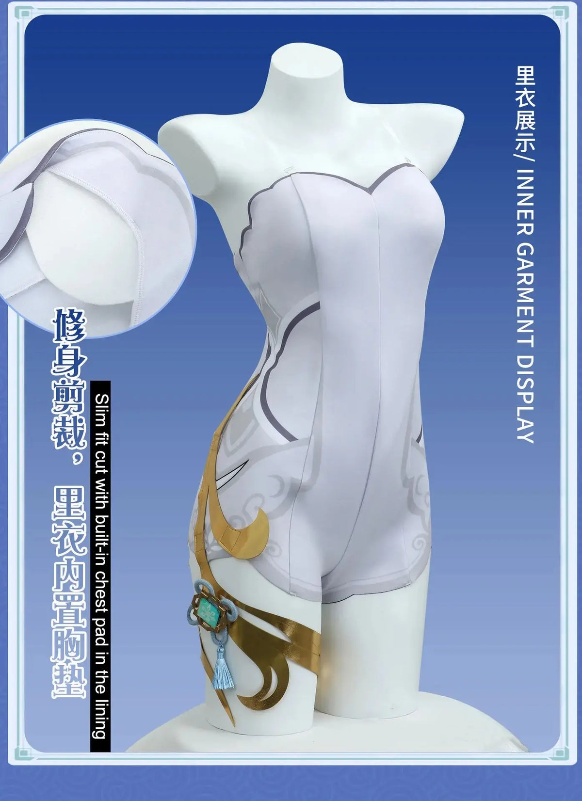 Shen He Cosplay Costume Frostflower Dew Dress Genshin Impact Lantern Rite Shenhe New Cosplay Outfits Ganyu Included New Arrival - SS69