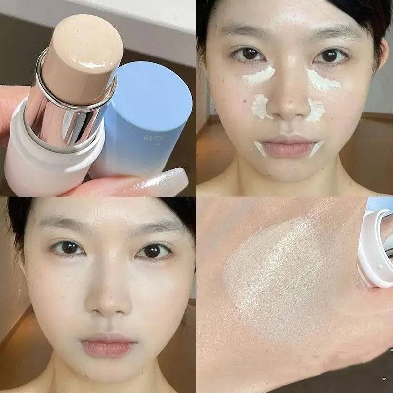 Shimmer Highlighter Stick Natural Water Light Clear Fine Shining Pearl Contour Shading Brightening Face Illuminator Dupes Makeup - SS69