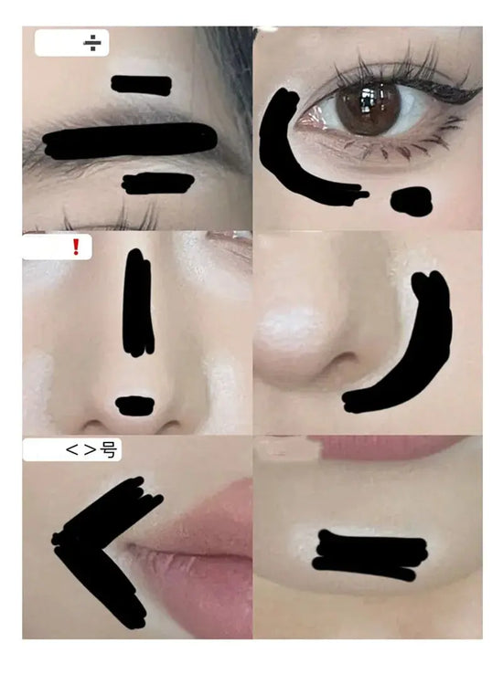 Shimmer Highlighter Stick Natural Water Light Clear Fine Shining Pearl Contour Shading Brightening Face Illuminator Dupes Makeup SS69