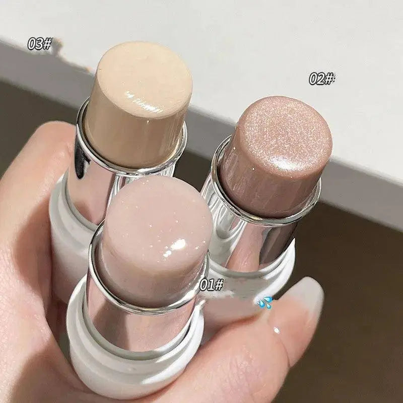 Shimmer Highlighter Stick Natural Water Light Clear Fine Shining Pearl Contour Shading Brightening Face Illuminator Dupes Makeup SS69