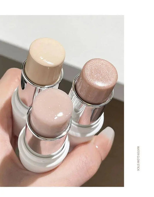 Shimmer Highlighter Stick Natural Water Light Clear Fine Shining Pearl Contour Shading Brightening Face Illuminator Dupes Makeup SS69