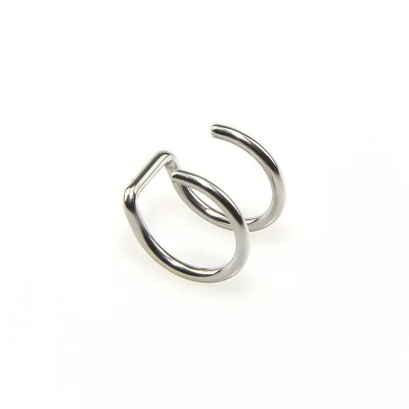 Simple U-shaped Lip Ring Ear Clip Multipurpose Jewelry For Women 1 Pc Y2K - SS69