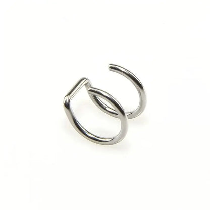 Simple U-shaped Lip Ring Ear Clip Multipurpose Jewelry For Women 1 Pc Y2K - SS69