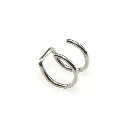 Simple U-shaped Lip Ring Ear Clip Multipurpose Jewelry For Women 1 Pc Y2K - SS69