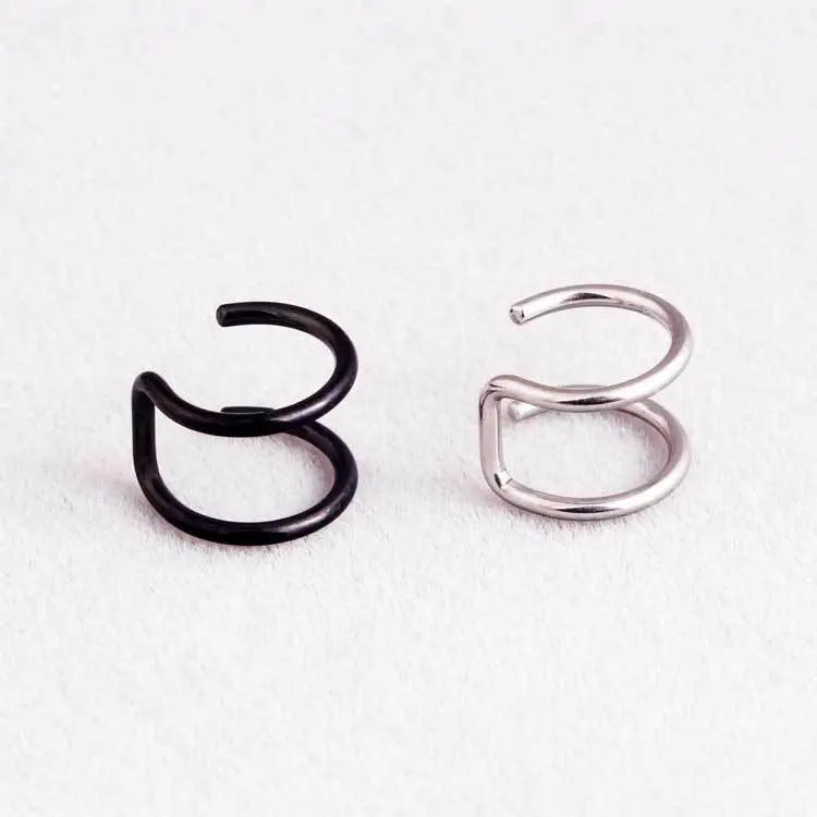 Simple U-shaped Lip Ring Ear Clip Multipurpose Jewelry For Women 1 Pc Y2K - SS69