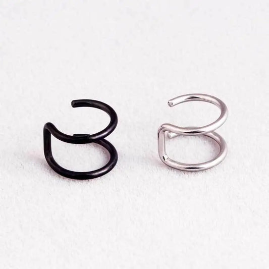 Simple U-shaped Lip Ring Ear Clip Multipurpose Jewelry For Women 1 Pc Y2K - SS69