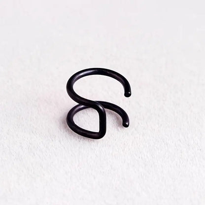 Simple U-shaped Lip Ring Ear Clip Multipurpose Jewelry For Women 1 Pc Y2K - SS69
