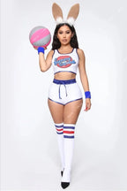 Space Lola Bunny Rabbit Cosplay Costume Rabbit Bunny Jam Costumes Women Girls Halloween Party Clothes Carnival suit - SS69