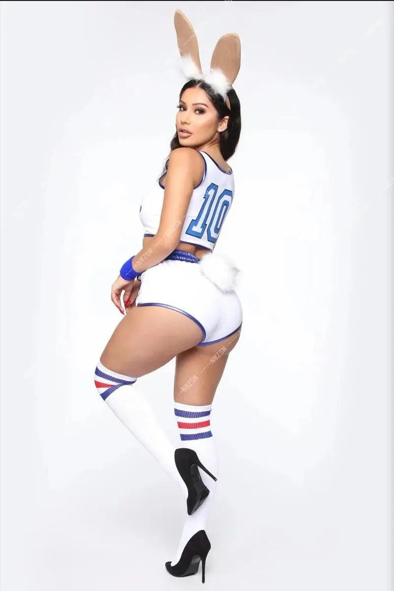Space Lola Bunny Rabbit Cosplay Costume Rabbit Bunny Jam Costumes Women Girls Halloween Party Clothes Carnival suit - SS69