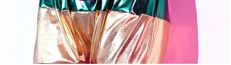 Spring Autumn Women Rose Red Bomber Jacket With A Hood Stage Performance Wear Paillette Feminina Casaco Hip Hop Dance Coat SS69