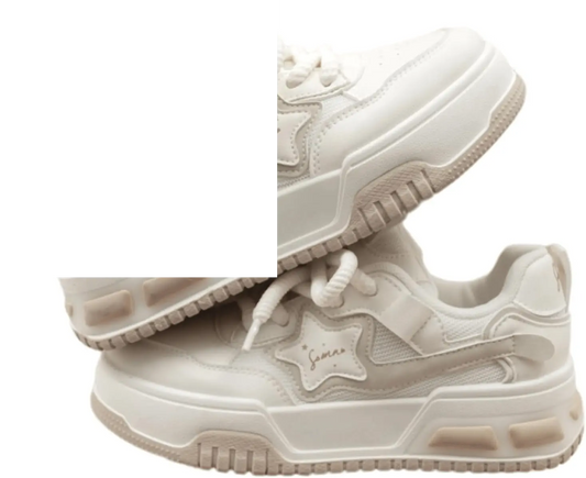 Star Shoes Walking Sneakers Y2K Platform Chunky Aesthetic - SS69