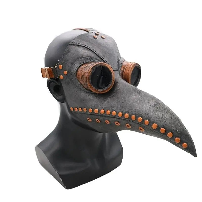 Steampunk Plague Doctor Mask Long Nose Bird Beak Leather Masks Cosplay Party Masquerade Halloween Carnival Costume Props SS69
