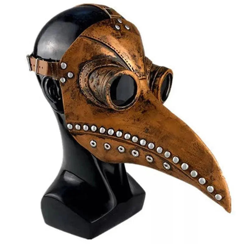 Steampunk Plague Doctor Mask Long Nose Bird Beak Leather Masks Cosplay Party Masquerade Halloween Carnival Costume Props SS69
