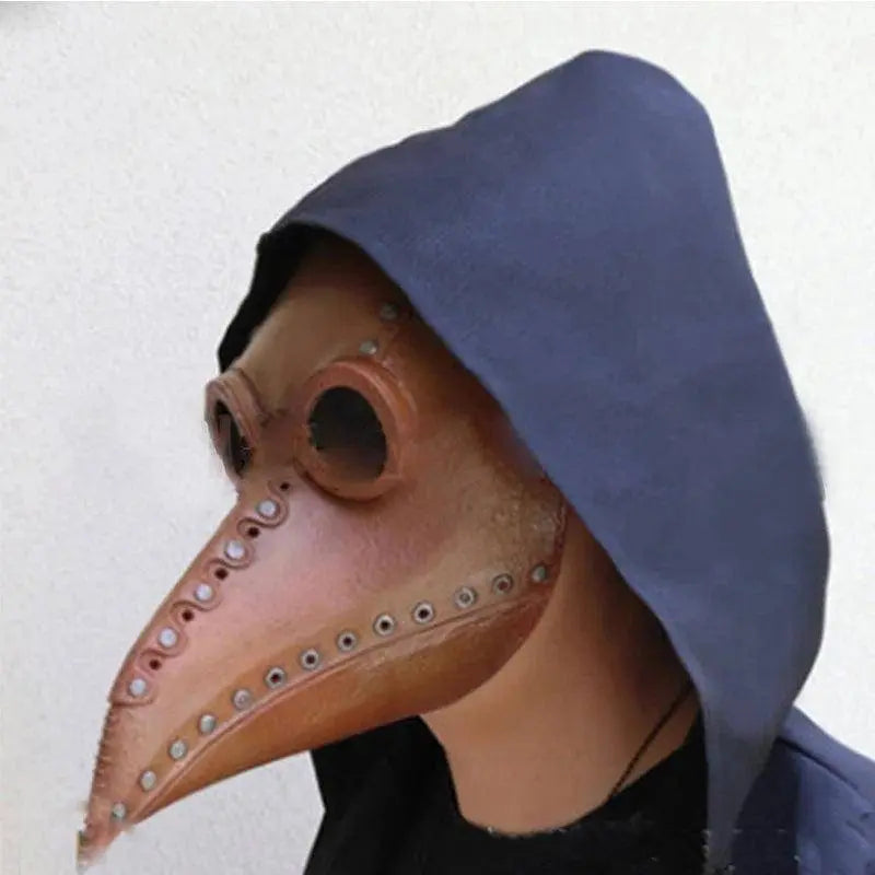Steampunk Plague Doctor Mask Long Nose Bird Beak Leather Masks Cosplay Party Masquerade Halloween Carnival Costume Props SS69
