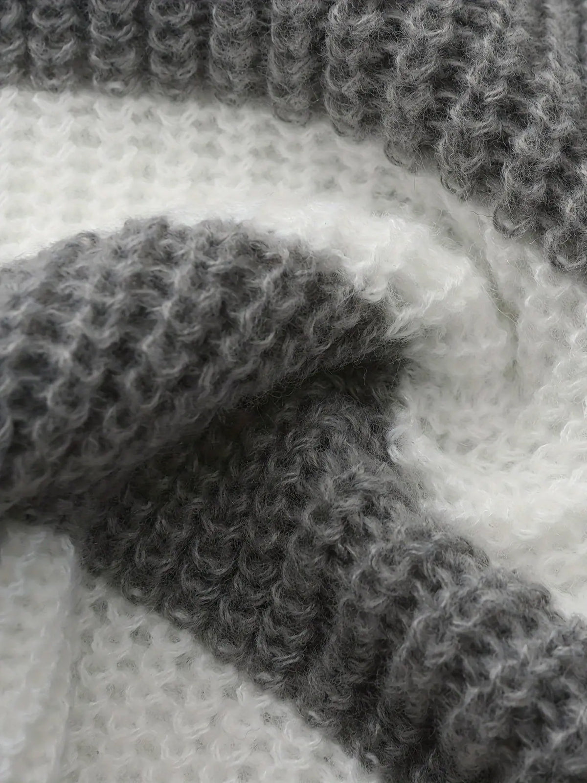 Stripe Print Boat Neck Sweater, Y2K Long Sleeve Crop Sweater For Spring & Fall, Women's Clothing - SS69