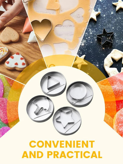 Sugar Cookie Mold Candy Maker Biscuit Korean Honeycomb Cookies Stainless Steel Game Kit For Squid TV Fans and Kids SS69