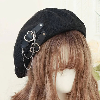 Sweet Fresh Punk Beret Lolita Hat - SS69