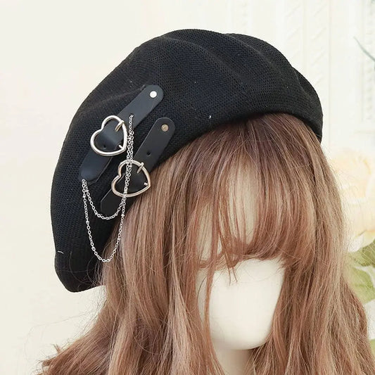 Sweet Fresh Punk Beret Lolita Hat - SS69